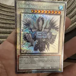 Yugioh! Trishula, Dragon Of The Ice Barrier RA05-EN101 Stamp Starlight Rare NM - Image 1