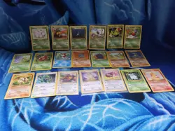 🌳20X Jungle Base Set 1999 Pokemon Cards Rare Vinatge & Rayquaza Card 2024🐉🌳 - Image 1