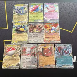 Pokemon Ascended Heroes Bundle of EX Cards x10 English No Duplicates NM - Image 1