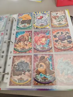 Binder Full Of Pokemon TOPPS Cards, Partially Complete Set. 73 Cards - Image 2