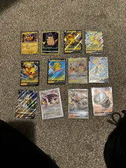 Pokemon Tcg Full Art Bundle With Multiple Pikachu Cards, Full Arts And More - Image 1