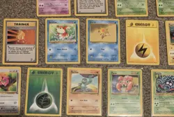 15 Mixed Pokemon Vintage WOTC TCG Cards Jungle Set - Image 3