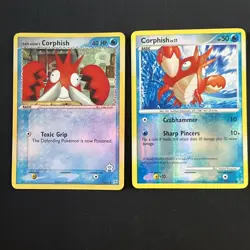 Pokemon TCG Corphish Reverse Holo Cards 50/95 & 100/147 - Image 1