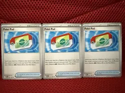 3 X Poke pad Perfect Order Pokemon Cards - Image 1