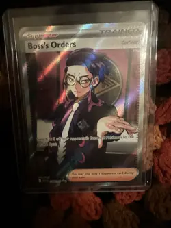 Pokemon TCG: Ascended Heroes Boss's Orders Corbeau 256/217 Full Art Ultra Rare - Image 1