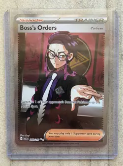 Pokemon TCG: Ascended Heroes Boss's Orders Corbeau 256/217 Full Art Ultra Rare - Image 1