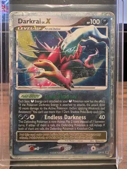 Pokemon Darkrai LV.X DP19 Diamond & Pearl Promo Holo Level Up 100 HP TCG Card - Image 1
