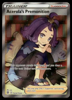Pokemon Cards Acerola's Premonition TG24/TG30 Brilliant Stars Trainer Gallery NM - Image 1