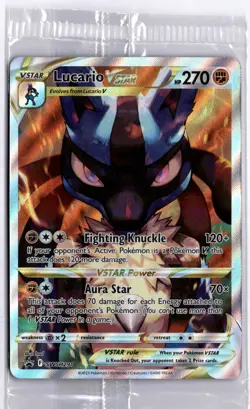 SEALED Lucario VSTAR - Promo SWSH: Sword & Shield Promo Cards SWSH291 NM - Image 1
