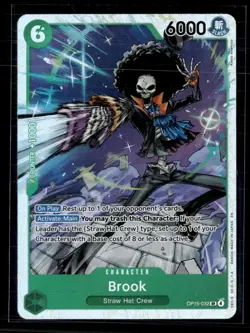 One Piece Card Game Brook (OP15-032) Adventure on Kami's Island SR • OP15-032 - Image 1