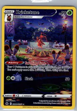 Kricketune GG02/GG70 Crown Zenith: Galarian Gallery - Pokemon Card - NM - Image 1