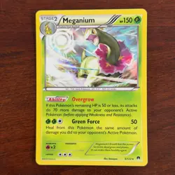 Meganium 3/122 Holo Rare XY Breakpoint Pokemon Card - Image 1