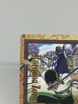 BANDAI RORONOA ZORO One Piece Hyper Battle C72 GOLD STAMPED SCARCE EARLY CARD - Image 2