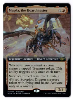 Magda, The Hoardmaster NM* FOIL PROMO Outlaws Thunder Junction 0374 -UnltdCards - Image 1