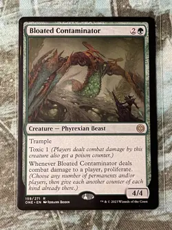 Bloated Contaminator ONE 159 Rare Phyrexia: All Will Be One NM MTG - Image 1