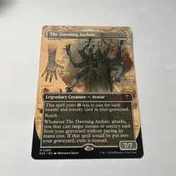 The Dawning Archaic 289 (Borderless) Secrets of Strixhaven Regular MTG SOS NM - Image 1