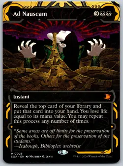 Ad Nauseam M Secrets of Strixhaven: Mystical Archive 25 NM - Image 1