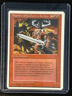 Magic MTG Italian Revised Keldon Warlord Artist Proof Near Mint - Only 50 Exist! - Image 3