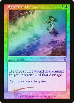 Sphere of Reason FOIL Odyssey NM White Uncommon MAGIC - Image 1