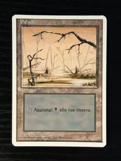 Magic MTG Italian Revised Swamp Artist Proof Near Mint - Only 50 Exist! - Image 1