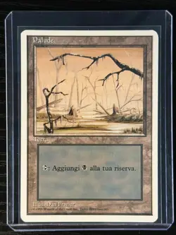Magic MTG Italian Revised Swamp Artist Proof Near Mint - Only 50 Exist! - Image 3