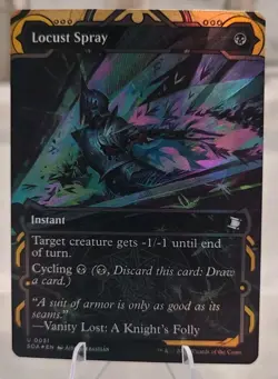 Locust Spray (U) Foil #31 Secrets of Strixhaven: Mystical Archive MTG NM - Image 1