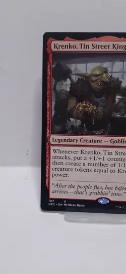 KRENKO, TIN STREET KINGPIN - KAMIGAWA COMMANDER MAGIC THE GATHERING MTG - Image 2