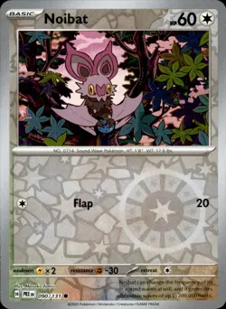 Noibat 090/131 Reverse Holo - Pokemon SV: Prismatic Evolutions - NM - Image 1