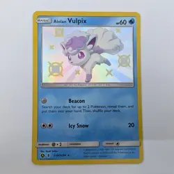Pokemon TCG 2019 Sun & Moon Hidden Fates Alolan Vulpix SV8/SV94 - Image 1