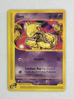 Pokemon Abra Kadabra Alakazam Set Expedition Rare Non-Holo NM - Image 2