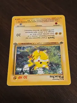 Pokemon 1st Edition Pikachu Jungle Set 60/64 Regular English Basic HP Damage - Image 3
