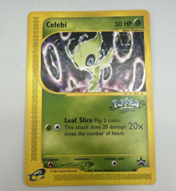 Celebi 2002 Pokemon Card League E-Reader Black Star Promo # 50 - Image 2