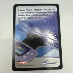 Celebi 2002 Pokemon Card League E-Reader Black Star Promo # 50 - Image 4