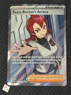 Team Rocket's Ariana 224/182 - Destined Rivals Ultra Rare Pokemon TCG NM - Image 1