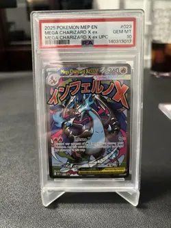 Pokemon TCG Mega Charizard x Ex #23 Black Star Promo PSA 10 Gem Mint - Image 1