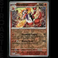 Skeledirge 038/198 Scarlet & Violet - Reverse Holo - Rare - Pokemon TCG - Image 1