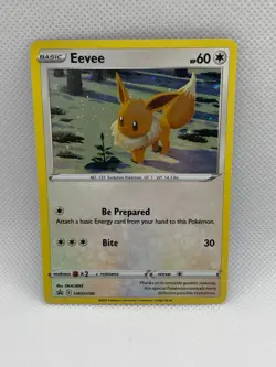 2022 Pokemon Sword & Shield Black Star Cosmos Promo SWSH190 Eevee - Image 1