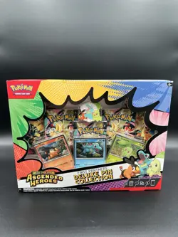 LOT OF 5 ✅ Pokemon TCG Ascended Heroes First Partners Deluxe Pin Collection Box - Image 2