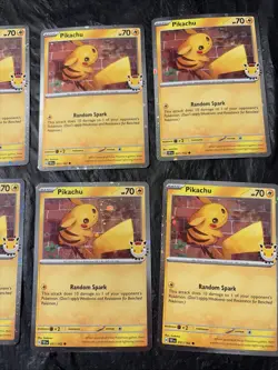 Lot Of 10 - Pikachu 51/162 Stamped 2026 Pokemon Day 30th Anniversary Promo TCG - Image 4
