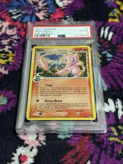 Pokemon TCG Mew Delta Species 2007 POP Series 5 Rare Holo PSA 4 3/17 - Image 2