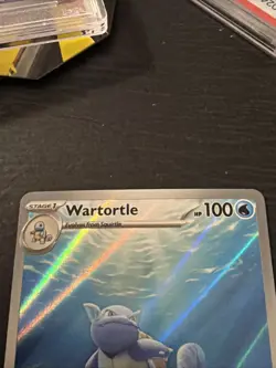 Pokemon Wartortle Illustration Rare Holo 100 HP Sv: Scarlet Violet 151 171/165 - Image 2