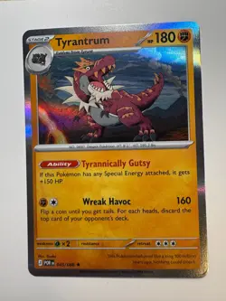 Pokemon TCG BOTH Tyrunt 044/088 and Tyrantrum 045/088 Perfect Order NM - Image 2