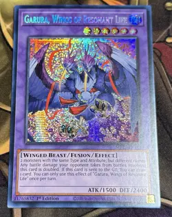 Yu-Gi-Oh! Garura, Wings Of Resonant Life - MP23-EN148 - Prismatic Secret - LP - Image 1