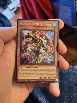 Yugioh Emilia, Dance Priestess of the Nekroz BLMM-EN025 1st Secret Rare - Image 1