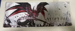 Rubber Half Playmat Red-Eyes Black Dragon Duel Field Yugioh Official F/S - Image 1