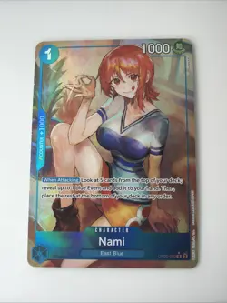 One Piece Nami OP09-050 Rare Alt Art (Parallel) - English - Image 1