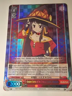 GREATEST GENIUS OF THE CRIMSON DEMONS, MEGUMIN Konosuba re Edit SR KS/W75-E032S - Image 1
