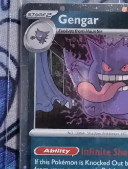 Pokemon Gengar050/088GameStop Promo Holo Stamped Promo Card swirl🌀👍Centering! - Image 4
