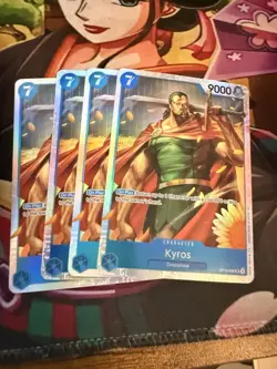 Bandai One Piece Card Game OP10 Kyros OP10-046 Foil Character English x4 - Image 1