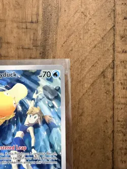 Pokemon Misty's Psyduck Full Art Holo Rare Card 193/182 Set 151 2023 - Image 2